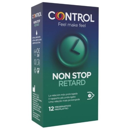 Control - Non Stop Retard Preservativos 12 Unidades de Control Condoms | Piumer