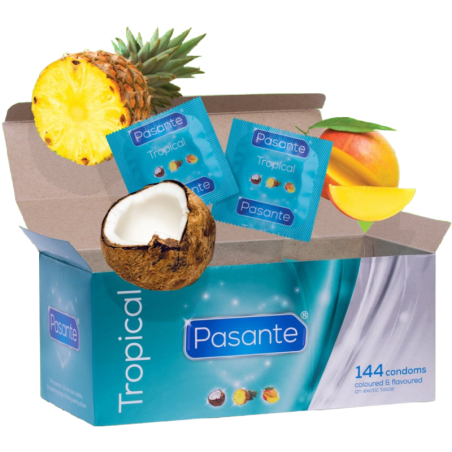 Preservativos Sabores Tropical 144 Unidades de Pasante | Piumer