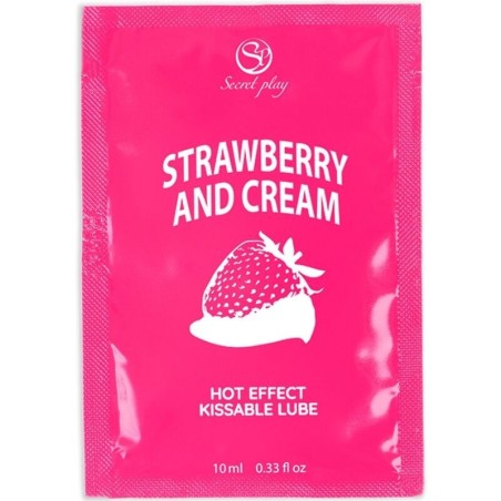Secretplay - Monodosis Lubricante Fresas & Nata 10 Ml de Secretplay Cosmetic | Piumer