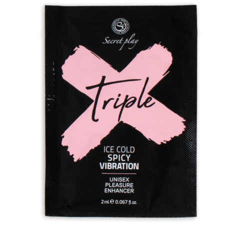 Secretplay - Monodosis Triple X Intensificador Placer de Secretplay Cosmetic | Piumer
