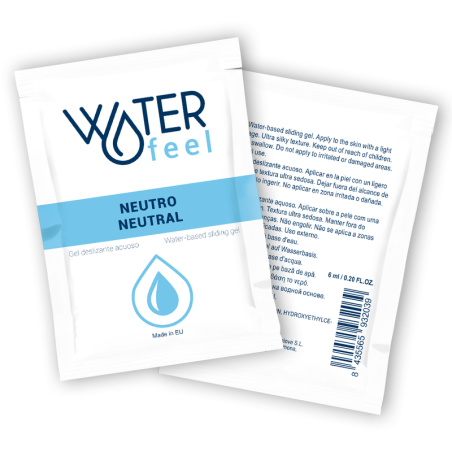 Gel Deslizante Base Agua Neutro 6 Ml de Waterfeel | Piumer