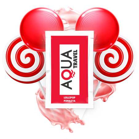 Lubricante Base Agua Sabor Piruleta 6 Ml de Aqua Travel | Piumer