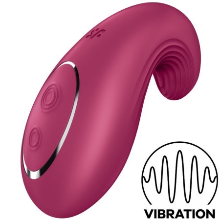 Satisfyer - Dipping Delight Vibrador Lay-On Rojo de Satisfyer Layons | Piumer