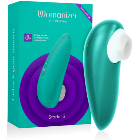 Starlet 3 Estimulador Clítoris Turquesa de Womanizer | Piumer