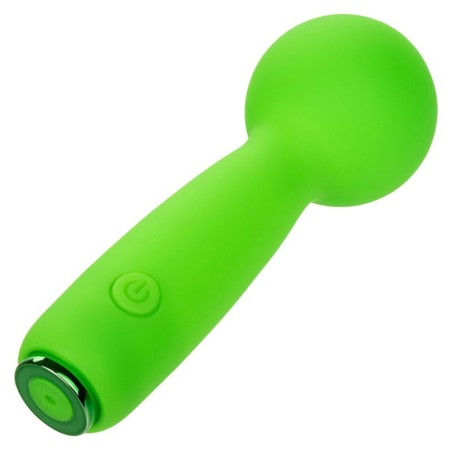 Neon Vibes The Bubbly Vibe Mini Masajeador 10 Vibraciones Verde de Calexotics | Piumer