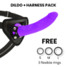 Delta Club - Toys Arnes + Dildo Lila Silicona Medica 20 Cm -O- 4 Cm de Deltaclub | Piumer