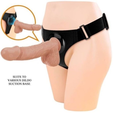 Harness Briefs Arnés Universal Con Dildo Jerry 21.8 Cm Natural de Pretty Love | Piumer