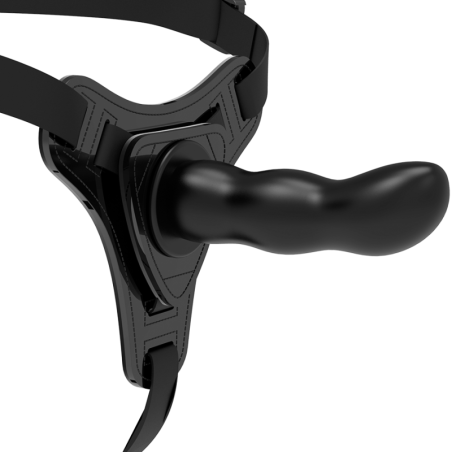 Silicona Negro G-Spot 16 Cm de Fetish Submissive Harness | Piumer