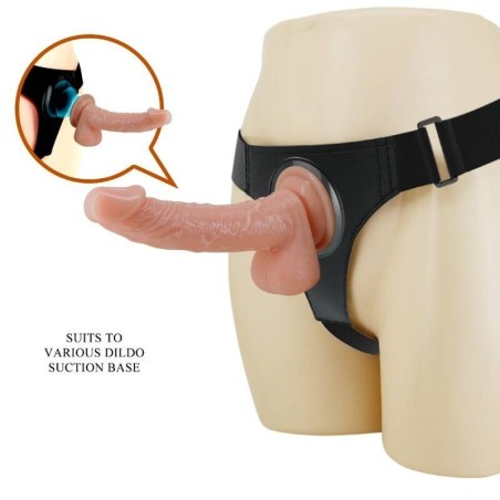 Harness Briefs Arnés Universal Con Dildo Kevin 19 Cm Natural de Pretty Love | Piumer