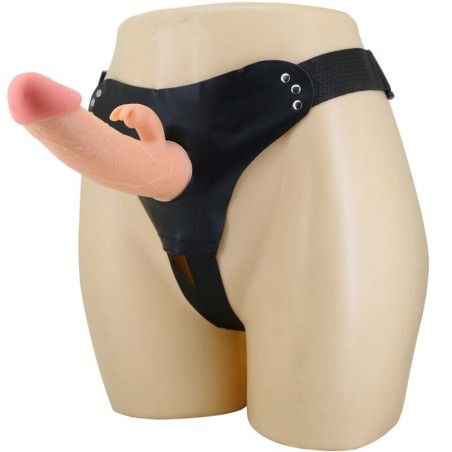 Mavis Harness Briefs Universal Con Dildo 19 Cm Natural de Pretty Love | Piumer