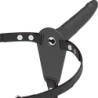 Vibrador Silicona Negro 15 Cm de Fetish Submissive Harness | Piumer