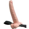 Arnes Ajustable Pene Realístico Con Testículos Recargable Y Vibrador 23 Cm de Fetish Fantasy Series | Piumer