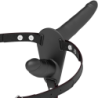 Doble Penetración Negro de Fetish Submissive Harness | Piumer