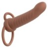 Maxx Doble Penetrador Acanalado 10 Vibraciones Mulato de Calexotics | Piumer