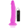 Dildo Realístico Flexible Con Vibración Lila 21 Cm -O- 4.9 Cm de Diversia | Piumer