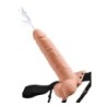 Arnés Ajustable Pene Realístico Con Testículos Squirting 19 Cm de Fetish Fantasy Series | Piumer