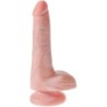 Pene Realístico Con Testículos 13.5 Cm Natural de King Cock | Piumer