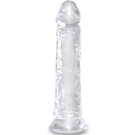 Clear Pene Realístico 19.7 Cm Transparente de King Cock | Piumer