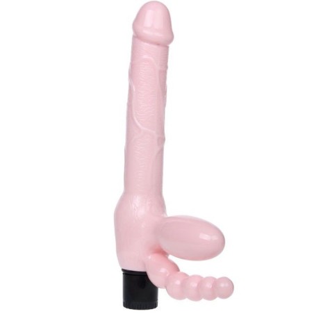 Arnés Sin Cuerda Tpr Con Vibración Y Estimulacion Anal 25.4 Cm de Baile | Piumer