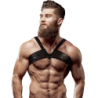 Arnés Ecopiel Brigade Pecho Hombre de Fetish Submissive Attitude | Piumer