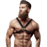 Arnés Ecopiel Pecho Cruzado Hombre de Fetish Submissive Attitude | Piumer