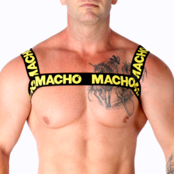 Macho - Arnés Doble Amarillo de Macho Underwear | Piumer
