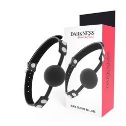 Darkness - Mordaza Silicona Negro de Darkness Bondage | Piumer