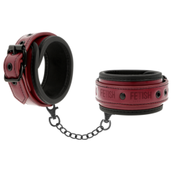 Esposas Cuero Vegano Con Forro De Neopreno de Fetish Submissive Dark Room | Piumer