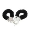 Esposas Metal Forradas Negro de Diablo Picante | Piumer