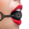 Mordaza De Bola De Silicona Transpirable de Fetish Submissive Bondage | Piumer