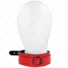 Kink - Collar Ajustable Rojo Vino 37.5-49.5 Cm X 5 Cm de Kink Collar & Gag | Piumer