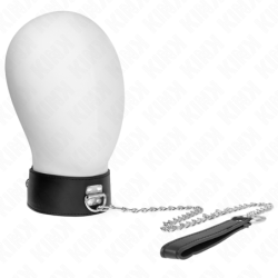 Kink - Collar Con Correa 65 Cm Ancho Negro Ajustable 33.5-41 Cm X 5 Cm de Kink Collar & Gag | Piumer