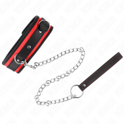 Kink - Collar Con Correa 65 Cm Pesado Modelo 2 Ajustable 36.5-50 Cm de Kink Collar & Gag | Piumer