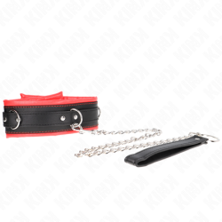 Kink - Collar Con Correa 65 Cm Pesado Modelo 3 Ajustable 36.5-50 Cm de Kink Collar & Gag | Piumer