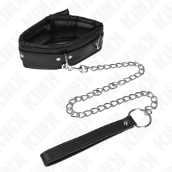 Kink - Collar Con Correa 65 Cm Pesado Modelo 4 Ajustable 36.5-50 Cm de Kink Collar & Gag | Piumer