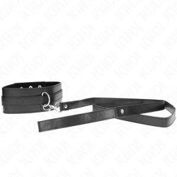 Kink - Collar Con Correa 116 Cm Modelo 1 Ajustable 36-43 Cm X 5 Cm de Kink Collar & Gag | Piumer