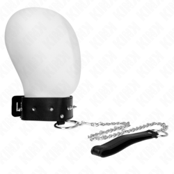 Kink - Collar Con Correa 65 Cm Con Tachuelas Plateadas Modelo 2 Ajustable 36-43 Cm X 5 Cm de Kink Collar & Gag | Piumer