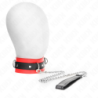 Kink - Collar Con Correa 65 Cm Rojo 54 X 4.5 Cm de Kink Collar & Gag | Piumer