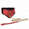 Kink - Collar Con Correa De Encaje 75 Cm Modelo Scandal 44 X 10 Cm de Kink Collar & Gag | Piumer