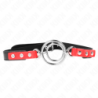 Kink - Mordaza Con Múltiples Juntas Tóricas 4 / 4.8 Cm Rojo Ajustable 38 X 56 Cm de Kink Collar & Gag | Piumer