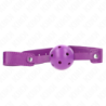 Kink - Mordaza De Bola 4.5 Cm Transpirable Morado 65 X 2.5 Cm de Kink Collar & Gag | Piumer
