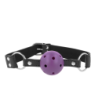 Kink - Mordaza De Bola 4 Cm Transpirable Con Doble Remache Morado 62 X 2.5 Cm Ajustable 42-58 Cm de Kink Collar & Gag | Piumer