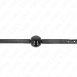 Kink - Mordaza De Bola 4 Cm Con Correa Simplicity Pequeña de Kink Collar & Gag | Piumer