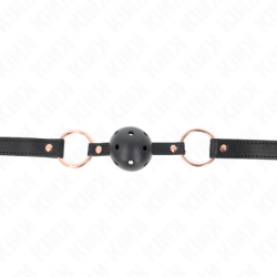Kink - Mordaza De Bola 4 Cm De Tpe Premium 60 X 2 Cm de Kink Collar & Gag | Piumer