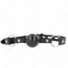 Kink - Mordaza De Bola 4 Cm Tpe Negro 60 X 2 Cm de Kink Collar & Gag | Piumer