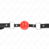 Kink - Mordaza De Bola 4 Cm Tpe Rojo 60 X 2 Cm de Kink Collar & Gag | Piumer