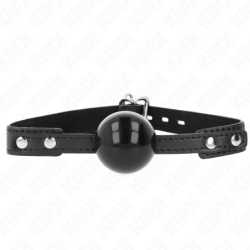 Kink - Mordaza De Bola 4 Cm Suave De Tpe Modelo 3 60 X 2 Cm Ajustable 37-52 Cm de Kink Collar & Gag | Piumer