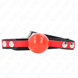 Kink - Mordaza De Bola 4 Cm Suave De Tpe Modelo 4 60 X 2 Cm Ajustable 37-52 Cm de Kink Collar & Gag | Piumer