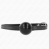 Kink - Mordaza De Bola 4 Cm Sólida Simple Negro 65 X 1.5 Cm de Kink Collar & Gag | Piumer