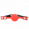 Kink - Mordaza De Bola 4 Cm De Silicona Modelo 2 Con Candado 60 X 2 Cm de Kink Collar & Gag | Piumer